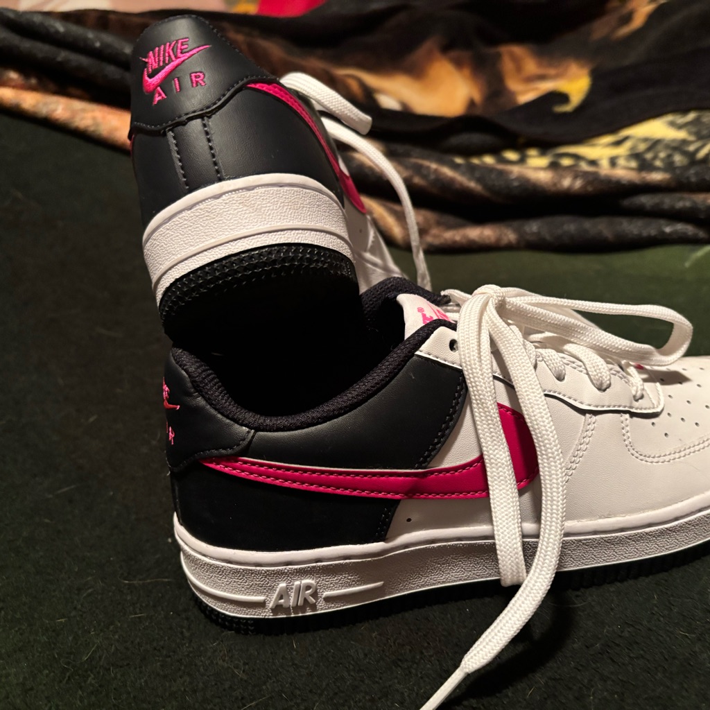 Nike White And Pink Sneakers Air Force 1